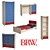 HiHot Children's Furniture Set 3D model small image 1