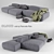 Versatile Cloud Sofa: Endless Compositions 3D model small image 1