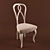 Elegant Eloée Chair: Artistic Flair! 3D model small image 1
