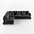 Modern L-Shaped Sofa 3D model small image 3