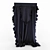 Contemporary Drapes: Stylish and Chic 3D model small image 1