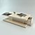 SALDANHA Coffee Table: Customizable Finishes & Inlays 3D model small image 1