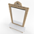 Alexandra Collection Mirror 3D model small image 2