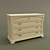 Italian Venier Aurora avorio Dresser 3D model small image 1