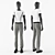 Sporty Mannequin: High-Quality Athletic Attire 3D model small image 1