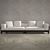 Minotti Alison Black Sofa: Elegant and Stylish 3D model small image 2