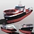 Chloe Candies: Versatile Oil Rig Service Vessel 3D model small image 1