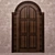 Elegant Vintage Door 3D model small image 1