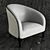 Bernhardt Design Catherine Armchair 3D model small image 1