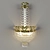 Elegant Crystal Wall Lamp 3D model small image 1