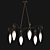 Elegant Creole Pendant Light 3D model small image 1