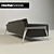Elegant French-made Roche Bobois Axiome Sofa 3D model small image 2