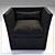 Title: Meridiani Quinn: Italian Small Armchair 3D model small image 2