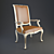 Elegant Vintage Chair 3D model small image 1