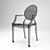 Sleek Louis Ghost Chair: Kartell 3D model small image 1