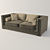 Luxury Zanaboni Atlantique Sofa 3D model small image 1
