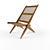 Eternity's Rest Lounge Chair 3D model small image 1