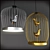 Tweety LED Pendant: Sleek Elegance 3D model small image 2