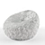 Cozy Fur Pouf 3D model small image 1