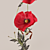 Stylish Poppies Skin Wrap 3D model small image 1