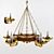 Timeless Elegance: Classic Ceiling Lamp 3D model small image 1