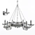 Timeless Elegance: Classic Ceiling Lamp 3D model small image 3