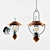 Nostalgiq Classic Ceiling Lamp 3D model small image 1