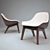 Elegant ZTR Morph Lounge Chair 3D model small image 1