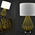 Golden Elegance: Truman Table Lamp 3D model small image 1
