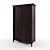 Sleek Sliding Door Wardrobe 3D model small image 1