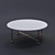 Elegant Round Cocktail Table 3D model small image 1