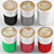 Eva Solo Latte Glasses: Vibrant Colors & Beautiful Latte Art 3D model small image 2