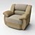 Title: Comfy Encasa Armchair 3D model small image 1