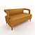 Modern and Stylish Brabbu Karoo Armchair 3D model small image 1