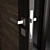 Modern Oak Veneer Door with Pivot 3D model small image 2