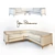 Elegant Marilyn Sectional by Jan Showers 3D model small image 1