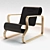 Alvar Alto 42 Chair: 3D Model with Vray Material 3D model small image 2