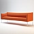 Elegant Bow Sofa by Erik Jørgensen 3D model small image 1