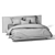 Modern Atwood King Bed 3D model small image 2