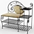 Elegant Shoe Rack 3D model small image 1