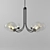 Industrial Elegance: Eclipse Chandelier 3D model small image 1