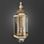 TINKO 707: Decorative Tiffany Three-Lamp Bra 3D model small image 1