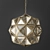 TINKO Tiffany Triple-Lamp Chandelier 3D model small image 1