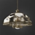 TINKO Tiffany 7-Light Chandelier 3D model small image 1