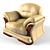 REDFORD Leather Chair 3D model small image 1