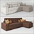 Customizable Sofa Island 3D model small image 2