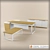 SleekLine: Stylish Office Furniture 3D model small image 1