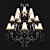 Timeless Elegance: Maxim Richmond Chandelier 3D model small image 1