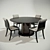 Elegant Art Deco Table 3D model small image 1