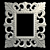 Elegant Mirrored Frame 3D model small image 1